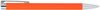 Am image of a Custom Maxi Recycled Aluminum Soft Touch Gel Pen in Orange!