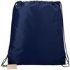 Am image of a Custom Oriole RPET Drawstring Bag in Navy!