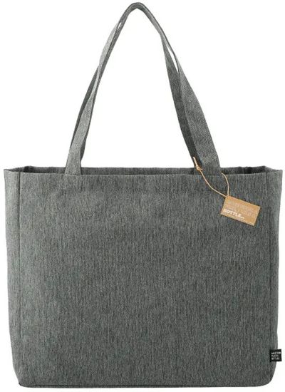 Am image of a Custom Vila Recycled All Purpose Tote in Graphite!