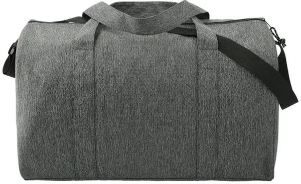 Am image of a Custom Vila Recycled Executive Duffel in Graphite!