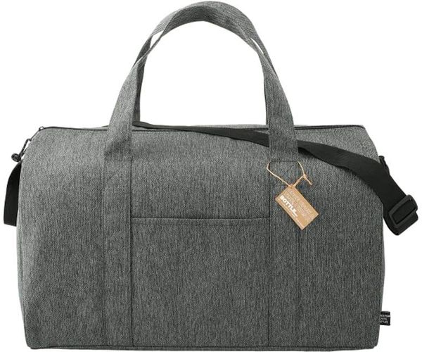 Am image of a Custom Vila Recycled Executive Duffel in Graphite!