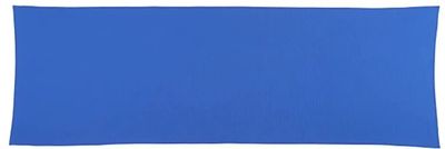 Am image of a Custom Recycled PET Eco Cooling Fitness Towel in Blue!