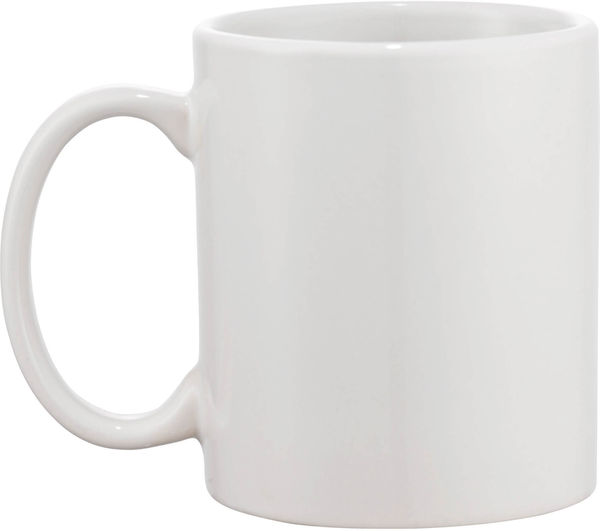 Am image of a Custom Bounty 11oz Ceramic Mug in White!