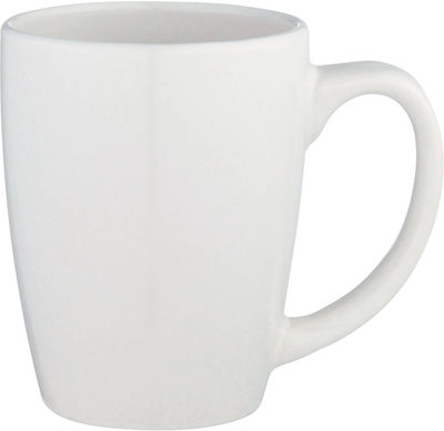 Am image of a Custom Constellation 12oz Ceramic Mug in White!
