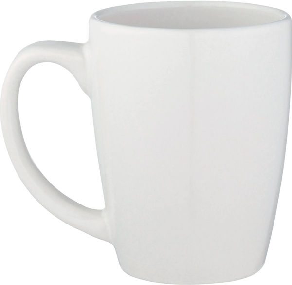 Am image of a Custom Constellation 12oz Ceramic Mug in White!