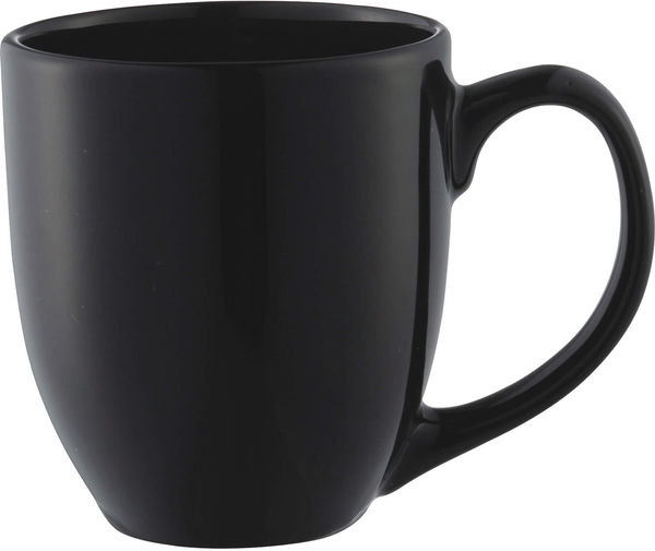 Am image of a Custom Zapata 15oz Ceramic Mug in Black!