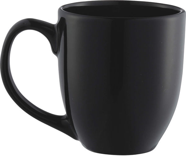 Am image of a Custom Zapata 15oz Ceramic Mug in Black!
