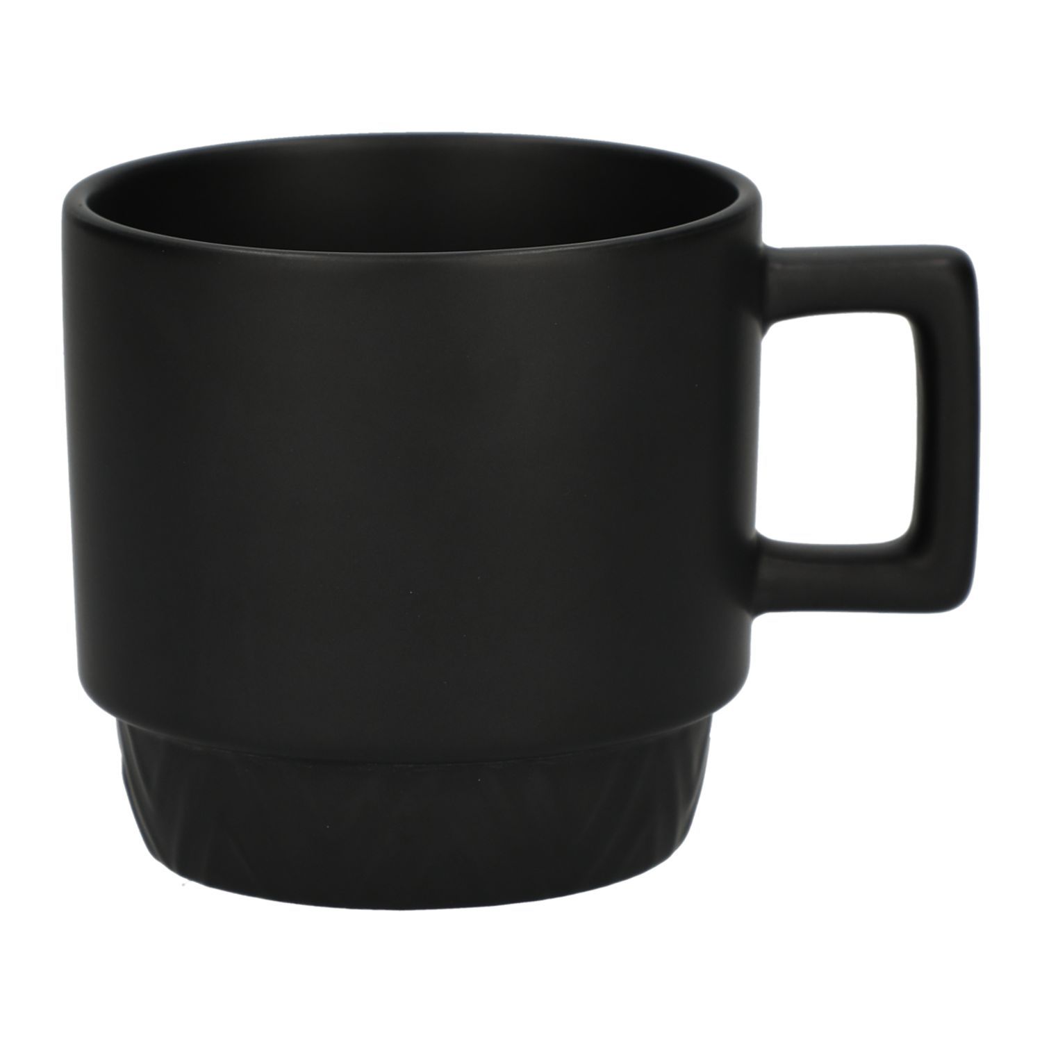 Paco 12oz Ceramic Mug in Black