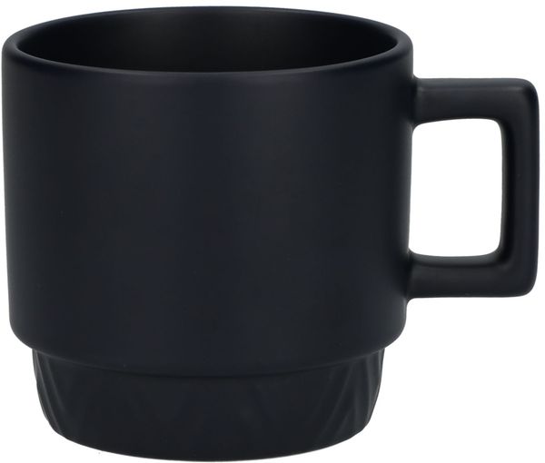 An image of a Custom Paco 12oz Ceramic Mug in Navy!