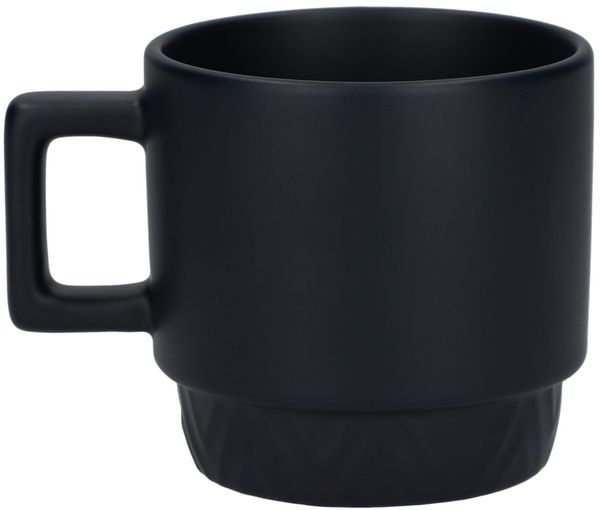 An image of a Custom Paco 12oz Ceramic Mug in Navy!