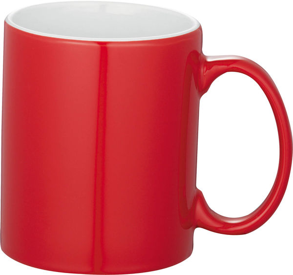 Am image of a Custom Bounty Spirit 11oz Ceramic Mug in Red!