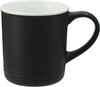 Am image of a Custom Bronx 12oz Ceramic Mug in Black!