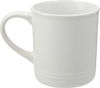 Am image of a Custom Bronx 12oz Ceramic Mug in White!