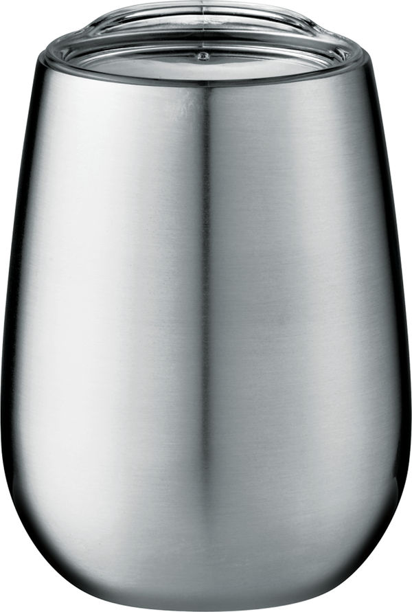 Am image of a Custom Neo 10oz Vacuum Insulated Cup in Silver!