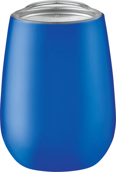 Am image of a Custom Neo 10oz Vacuum Insulated Cup in Blue!