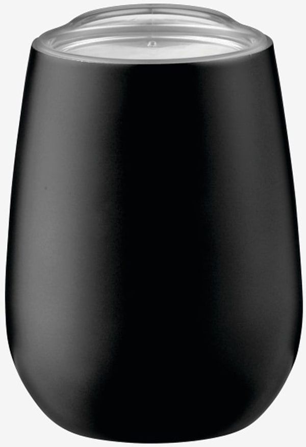 Am image of a Custom Neo 10oz Vacuum Insulated Cup in Black!