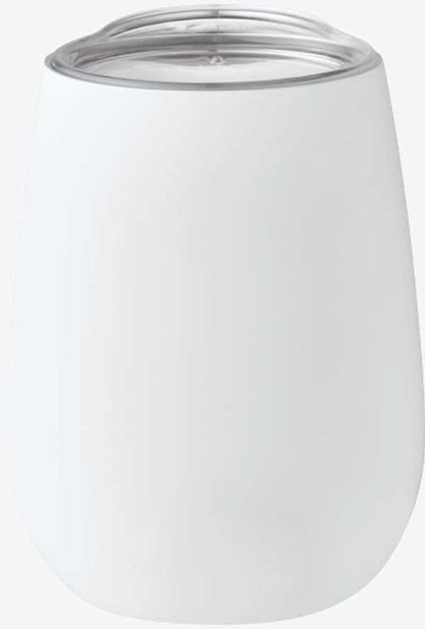 Am image of a Custom Neo 10oz Vacuum Insulated Cup in White!