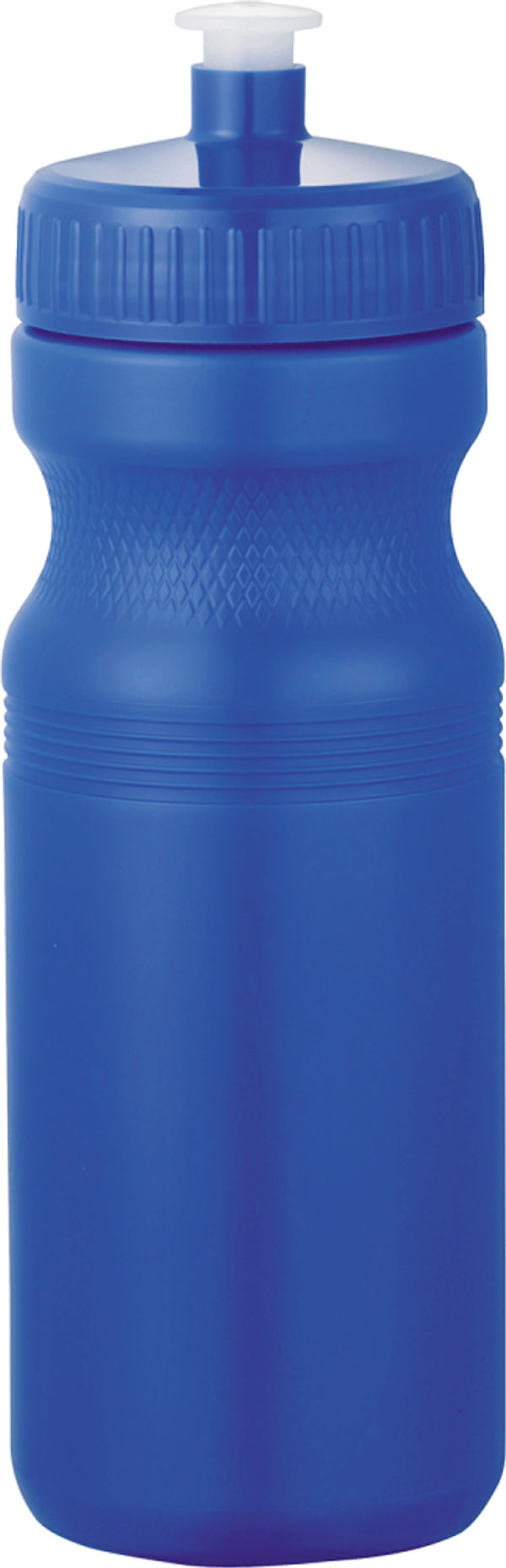 An image of a Custom Easy Squeezy Spirit 24oz Sports Bottle in Royal Blue!