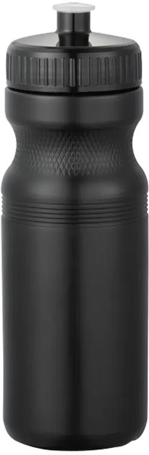 Am image of a Custom Easy Squeezy Spirit 24oz Sports Bottle in Black!