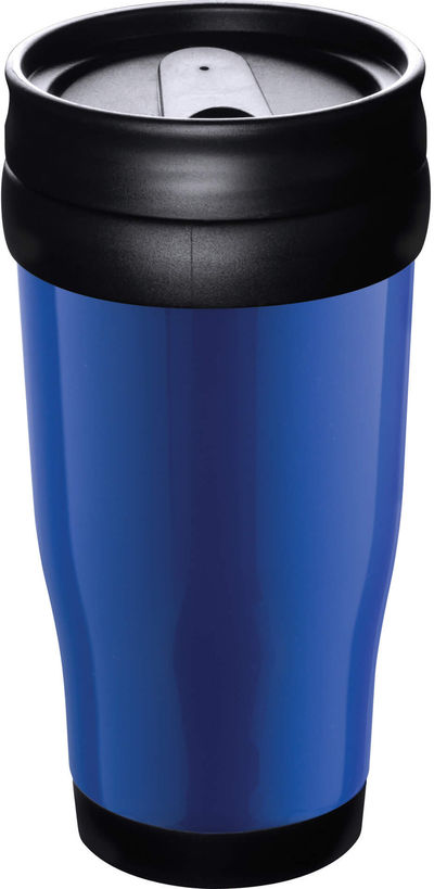 Am image of a Custom Columbia 16oz Insulated Tumbler in Blue!