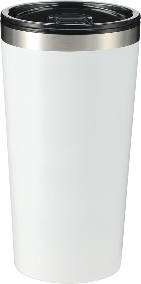 Am image of a Custom Thor 16oz Tumbler in White!