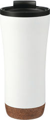 Am image of a Custom Valhalla 16oz Tumbler With Plastic Inner in White!