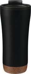 Am image of a Custom Valhalla 16oz Tumbler With Plastic Inner in Black!