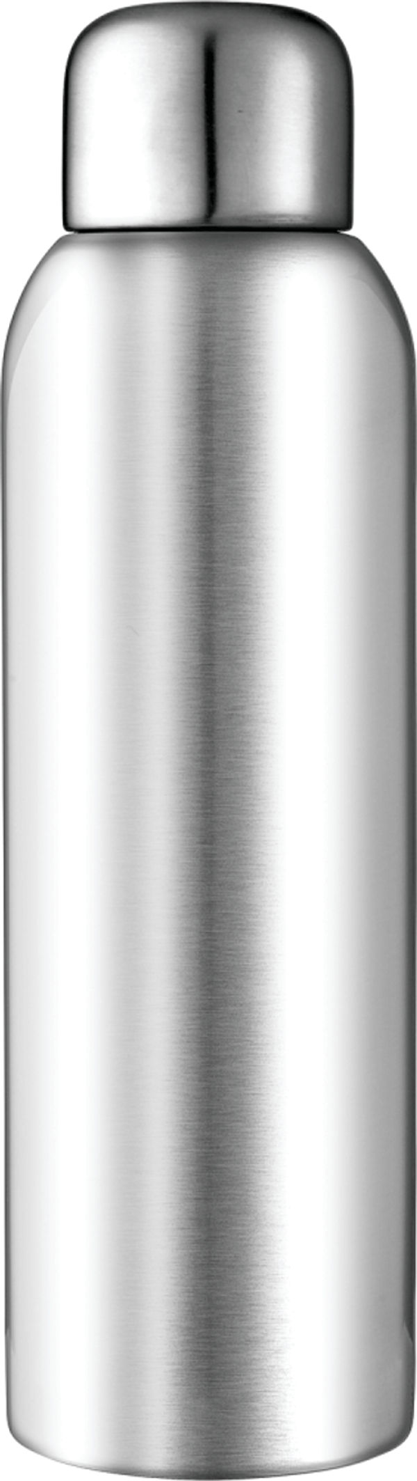 Am image of a Custom Guzzle 28oz Stainless Sports Bottle in Silver!