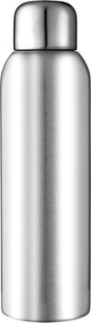 Am image of a Custom Guzzle 28oz Stainless Sports Bottle in Silver!