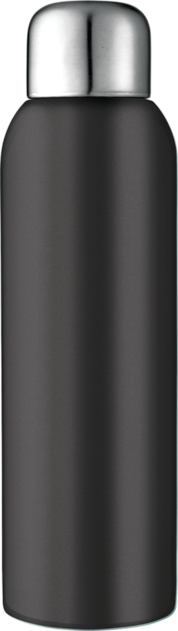 Am image of a Custom Guzzle 28oz Stainless Sports Bottle in Black!