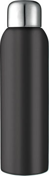 Am image of a Custom Guzzle 28oz Stainless Sports Bottle in Black!