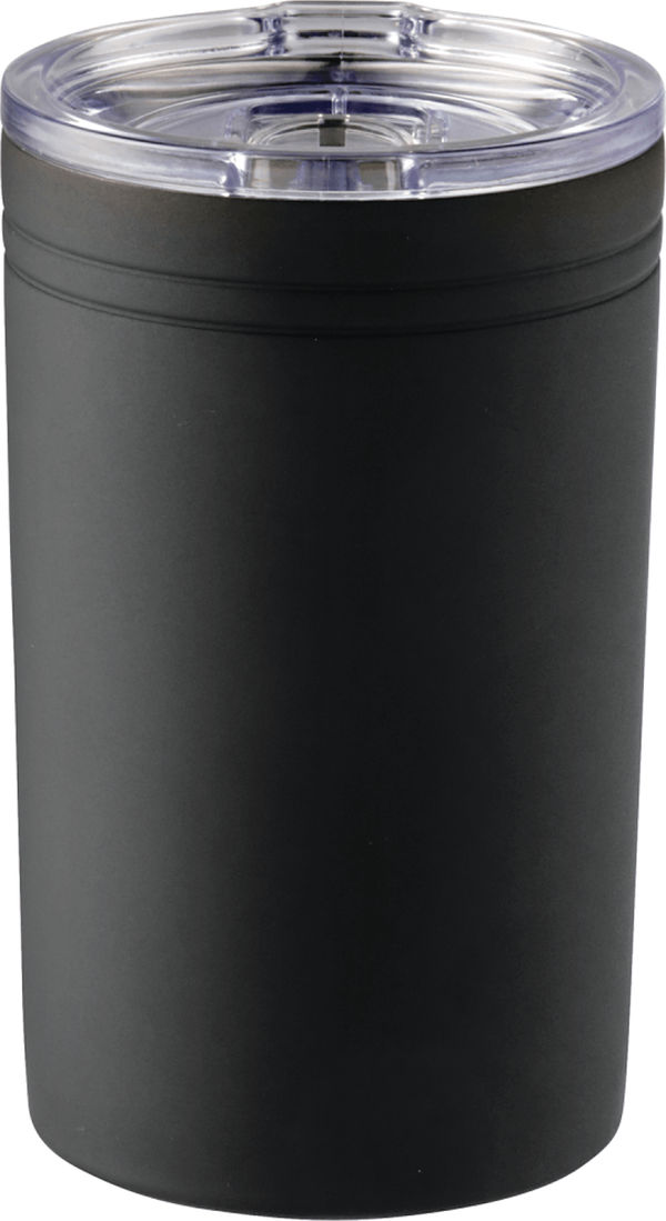 Am image of a Custom Sherpa 11oz Vacuum Tumbler & Insulator in Black!
