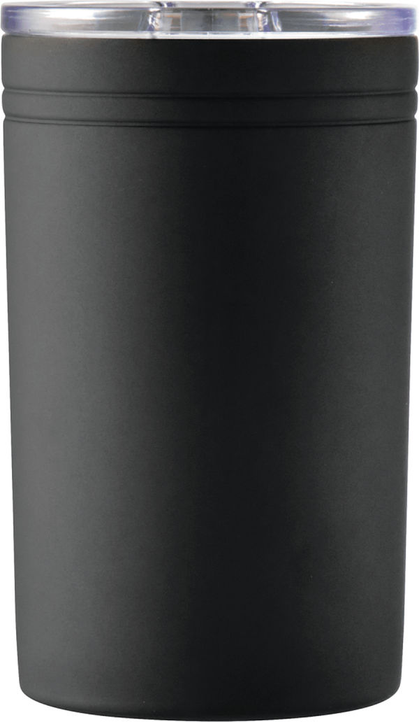 Am image of a Custom Sherpa 11oz Vacuum Tumbler & Insulator in Black!