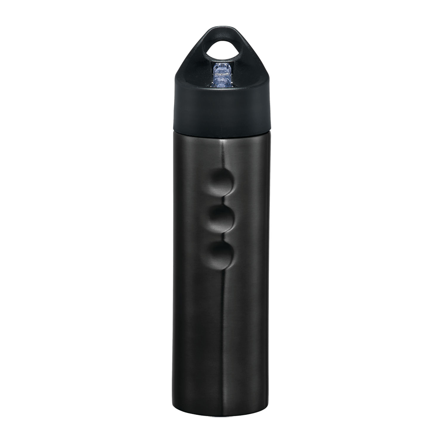 Troika 25oz Stainless Sports Bottle in Black