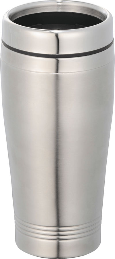 Am image of a Custom Hollywood 16oz Tumbler in Silver!