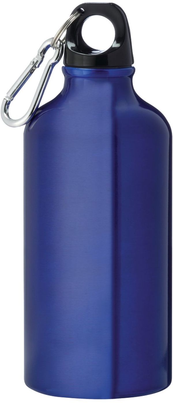 Am image of a Custom Li'l Shorty 17oz Aluminum Sports Bottle in Blue!