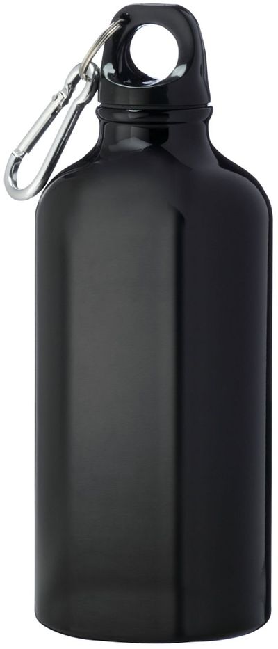 Am image of a Custom Li'l Shorty 17oz Aluminum Sports Bottle in Black!