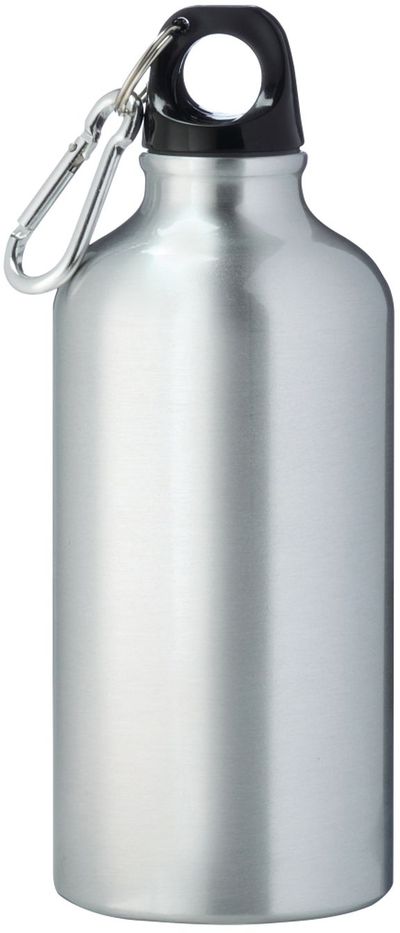 Am image of a Custom Li'l Shorty 17oz Aluminum Sports Bottle in Silver!