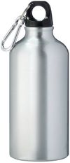 Am image of a Custom Li'l Shorty 17oz Aluminum Sports Bottle in Silver!