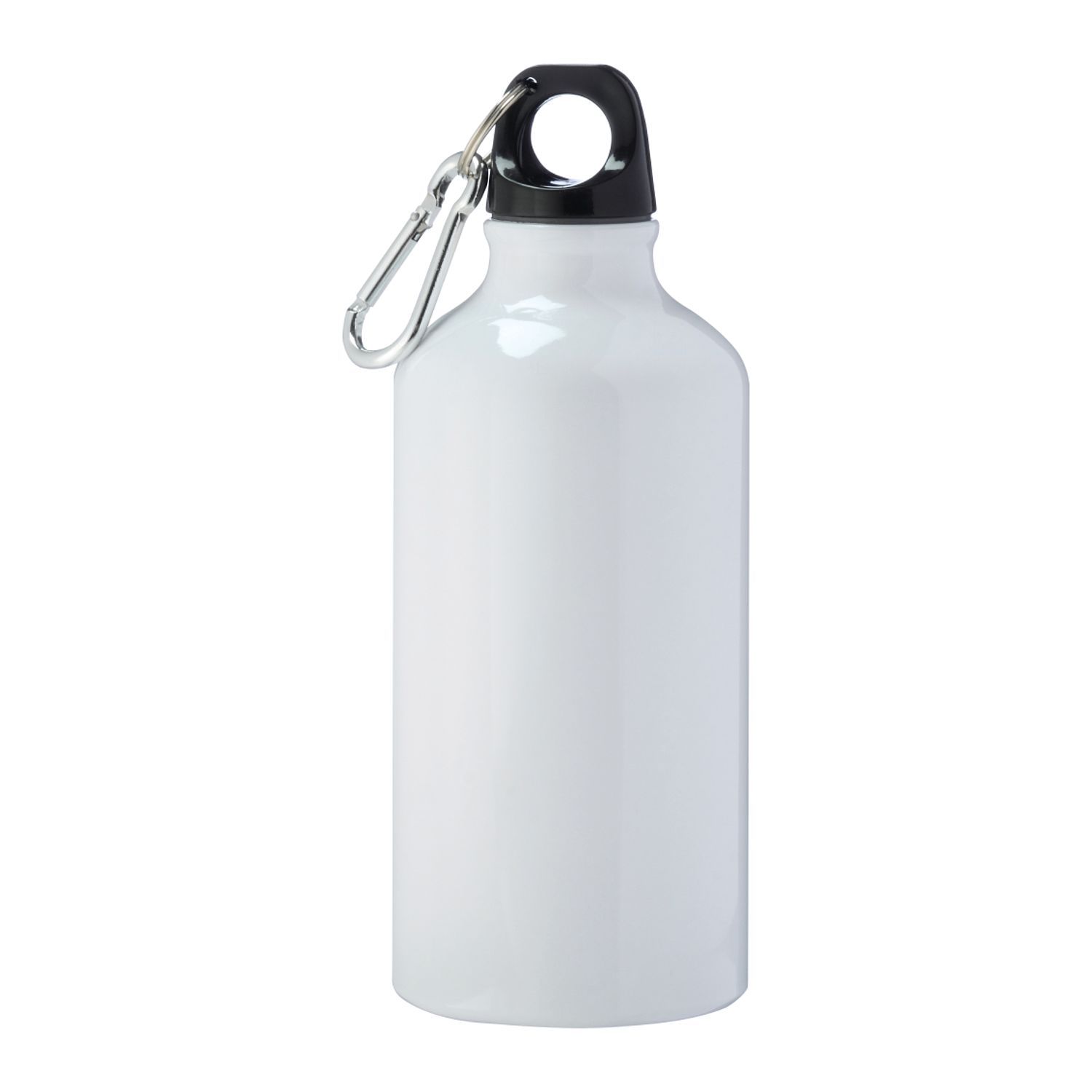 Li'l Shorty 17oz Aluminum Sports Bottle in White