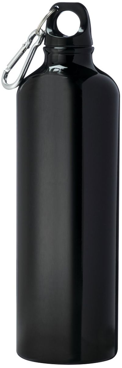 Am image of a Custom Pacific 26oz Aluminum Sports Bottle in Black!