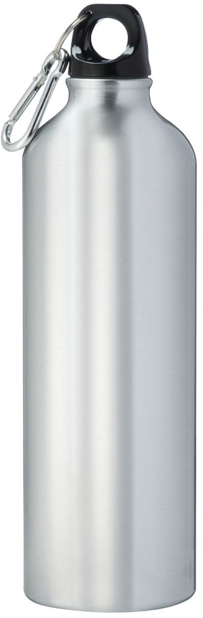 Am image of a Custom Pacific 26oz Aluminum Sports Bottle in Silver!