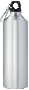 Am image of a Custom Pacific 26oz Aluminum Sports Bottle in Silver!