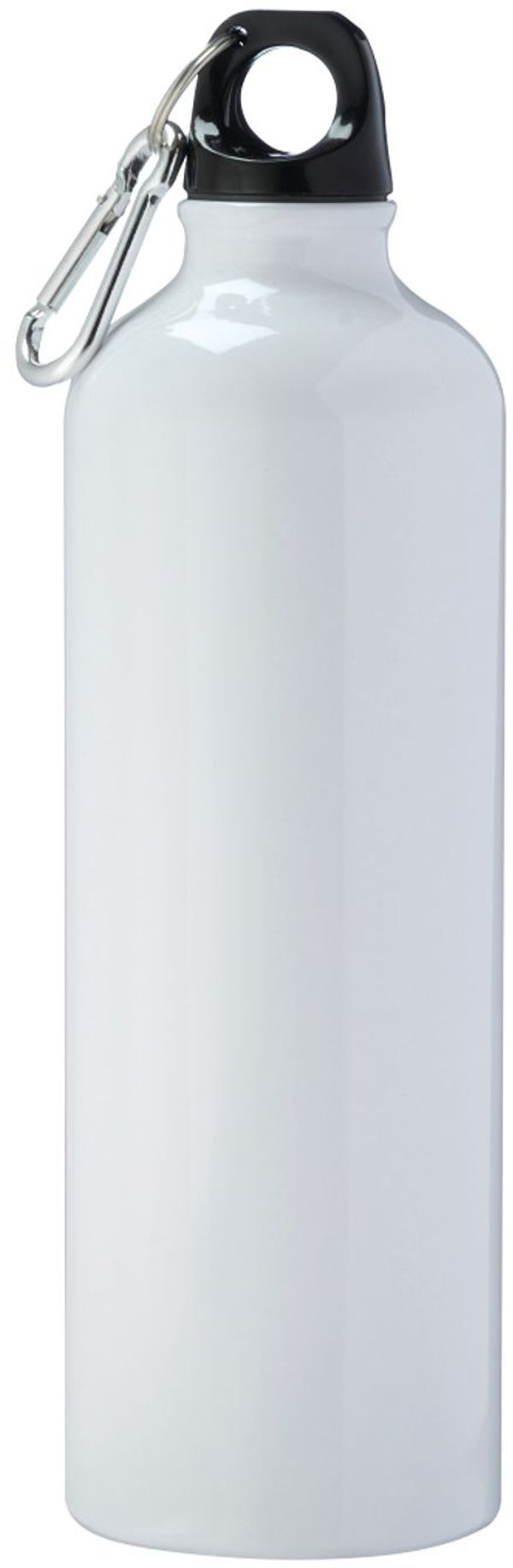 Am image of a Custom Pacific 26oz Aluminum Sports Bottle in White!