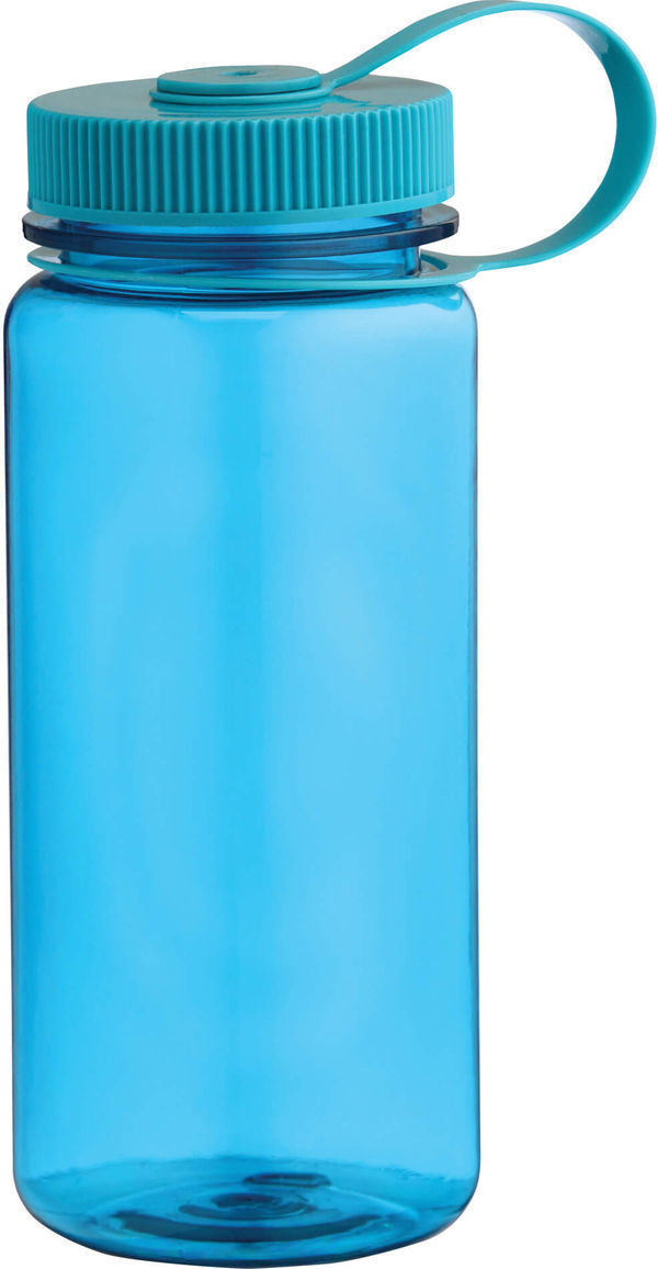 Am image of a Custom Montego 21oz Sports Bottle in Transparent Process Blue!