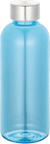 Am image of a Custom Elixir 20oz Tritan Sports Bottle in Translucent Royal Blue!