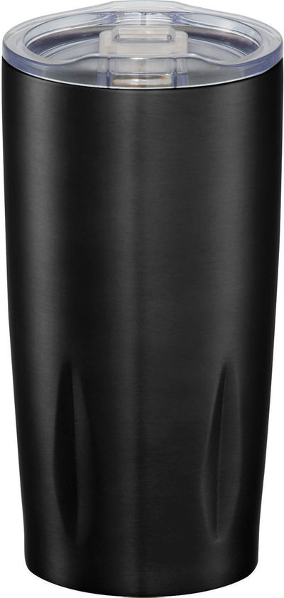 Am image of a Custom Rocky 20oz Vacuum Tumbler in Black!