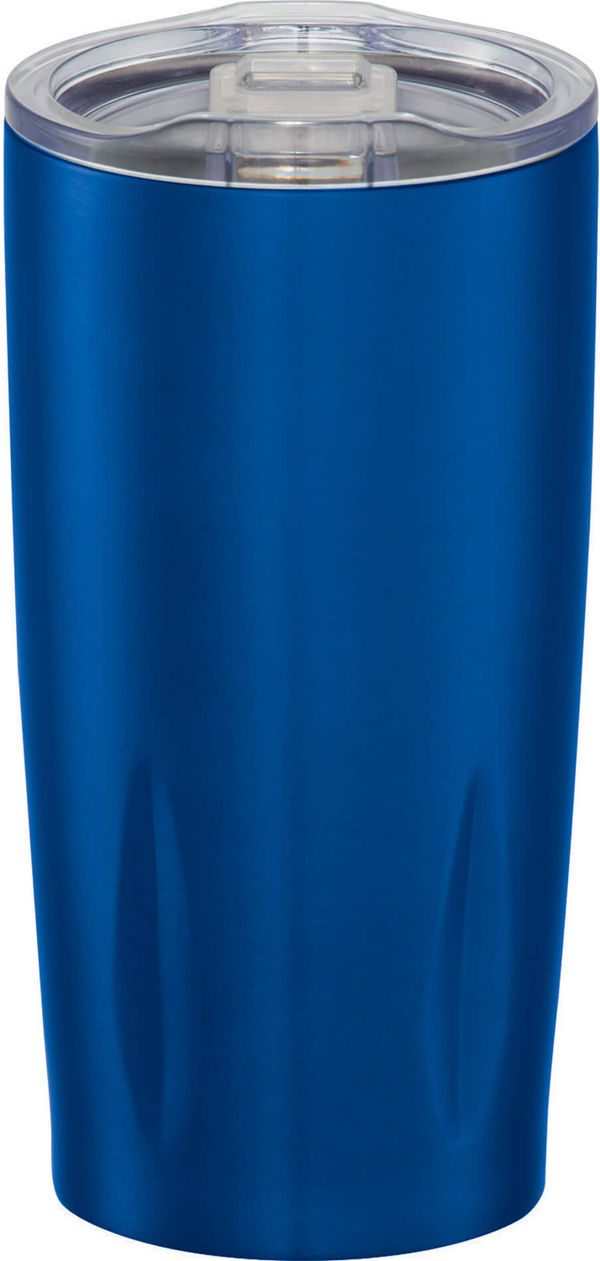 Am image of a Custom Rocky 20oz Vacuum Tumbler in Royal!