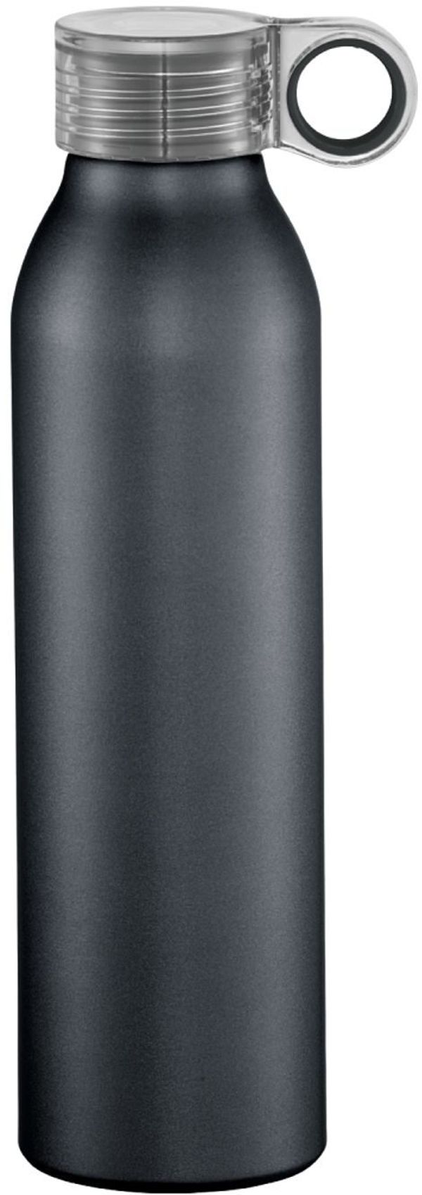 Am image of a Custom Grom 22oz Aluminum Sports Bottle in Charcoal!