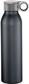 Am image of a Custom Grom 22oz Aluminum Sports Bottle in Charcoal!